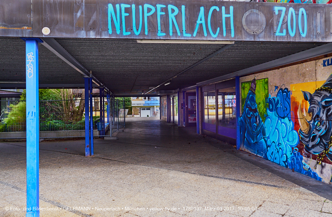 01.03.2017 - die Abrissbaustelle Quiddezentrum in Neuperlach